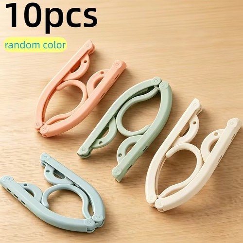 10pcs folding clothes rack - 5/10pcs,