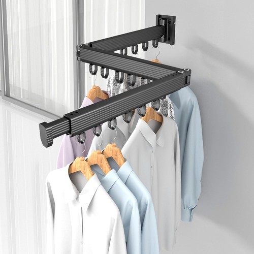 Clothes drying rack wall - clothes,
