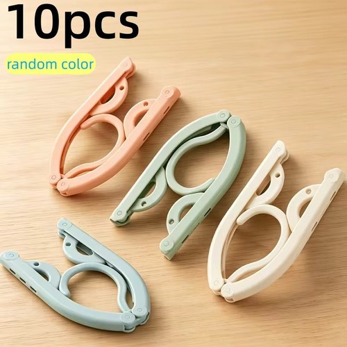 10pcs folding clothes rack - folding,