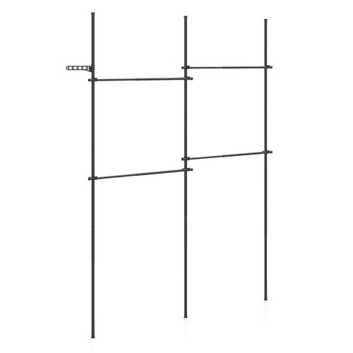 Floor ceiling clothes rack - ceiling,
