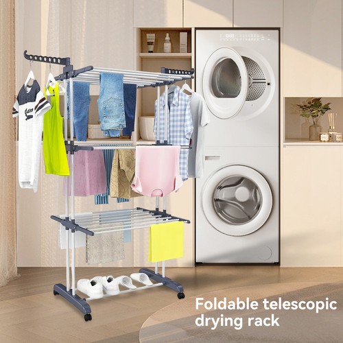 Foldable clothes rack with - foldable,