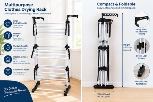 Clothes airer rack for - clothes,