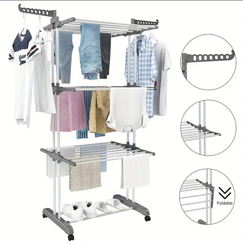 Tier foldable clothes airer - tier,