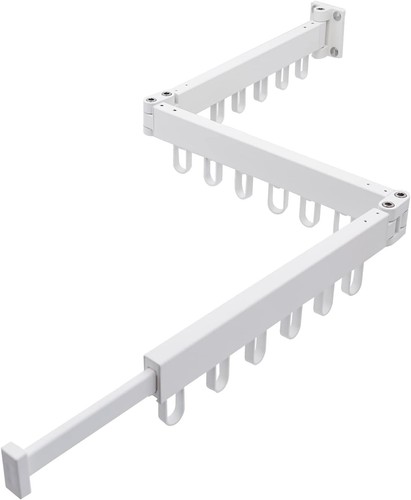 Wall mounted clothes rack - wall,