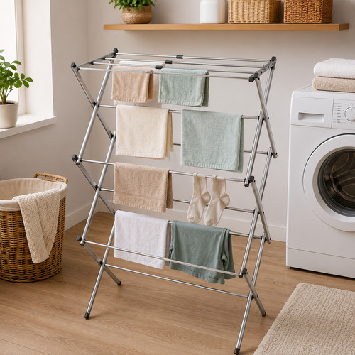 Heavy duty folding - duty, airer