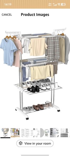Tier clothes airer rack - clothes,