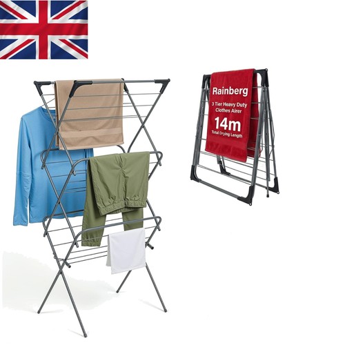 Compact tier clothes - 3, rack