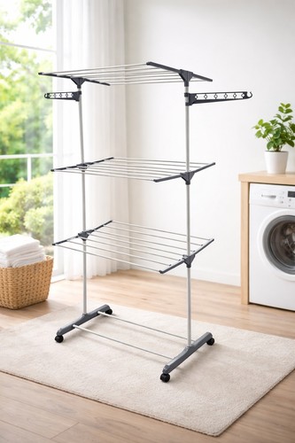 Tier foldable clothes airer - 4,