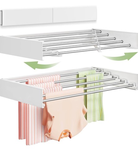 Wall mounted clothes drying - clothes,
