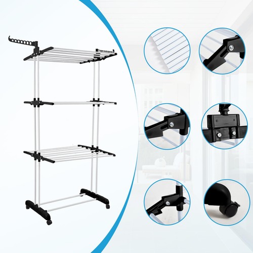 Tier foldable clothes airer - 4-tier,