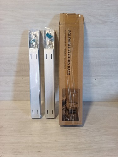 Foldable clothes rack silver - foldable,
