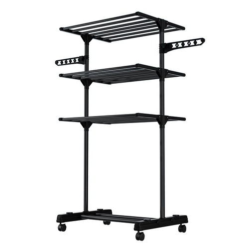 Tier foldable clothes airer - foldable,