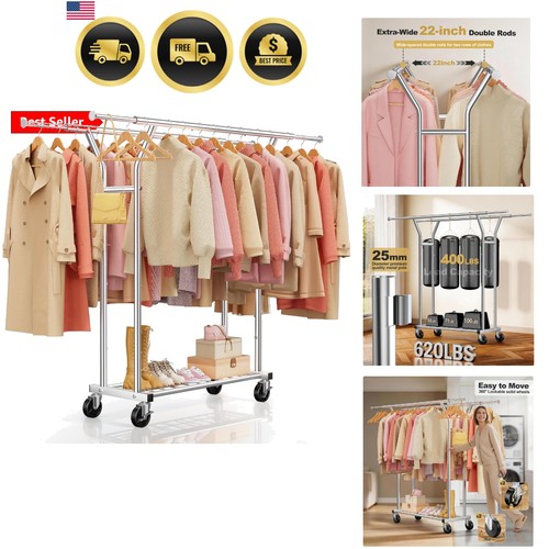 Heavy duty clothes rack - -, load