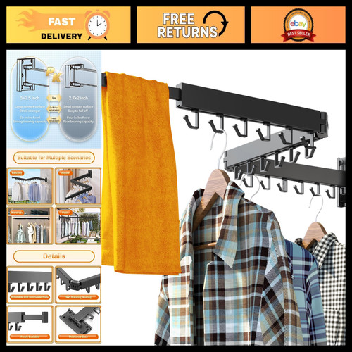 Wall mounted clothes - mounted, drying