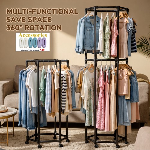 Clothes rack with wheels - rack,