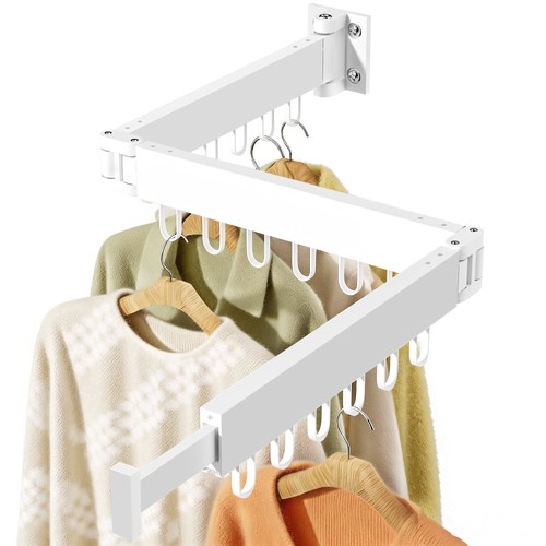 Wall mounted clothes - mounted, drying
